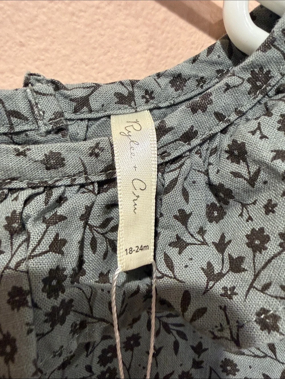 Rylee + Cru charcoal dress